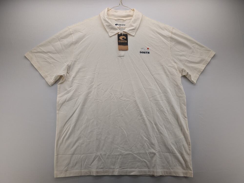 NWT Costa Men's Sundown Polo in Sail size Medium
